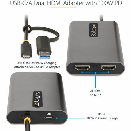 USB-C TO DUAL-HDMI ADAPTER -