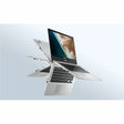 Asus Chromebook CX1 CX1400 CX1400FKA-GE84FT 14" Touchscreen Convertible 2 in 1 Chromebook - Full HD - Intel Celeron N4500 - 8 GB - 64 GB Flash Memory - Transparent Silver