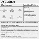 HP EliteBook 845 G10 14" Notebook - WUXGA - AMD Ryzen 7 PRO 7840U - 16 GB - 512 GB SSD - English Keyboard