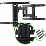Sanus Full-Motion Outdoor Tilt TV Mount - For 40-85 Inch Flat Panel TVs - Black