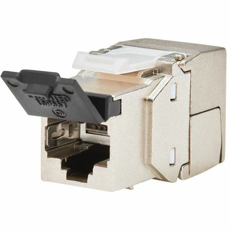 Eaton Tripp Lite Series Cat8 STP Shielded Tool-Free Keystone Jack, 568A/568B, TAA