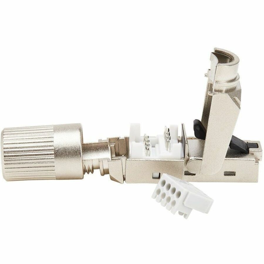 Eaton Tripp Lite Series Cat8 STP Class 1 Field-Termination Plug, 568A/568B, TAA
