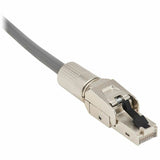 Eaton Tripp Lite Series Cat8 STP Class 1 Field-Termination Plug, 568A/568B, TAA