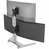 Atdec Freestanding Heavy Duty Dual Vertical Monitor Mount