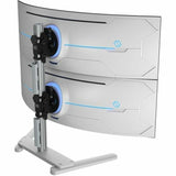 Atdec Freestanding Heavy Duty Dual Vertical Monitor Mount