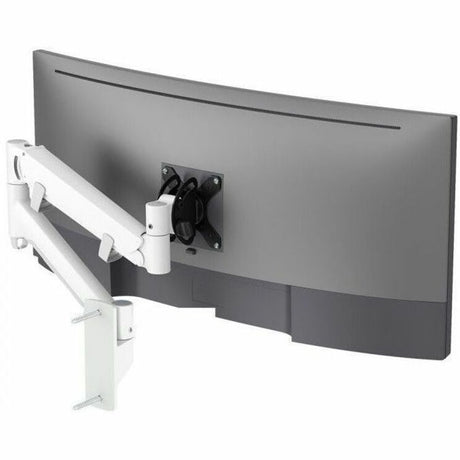 Atdec Mounting Arm for Monitor, Curved Screen Display, Flat Panel Display, All-in-One Computer - White - Landscape/Portrait