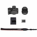 Canon EOS R100 24.1 Megapixel Mirrorless Camera with Lens - 0.71" - 1.77" - Black