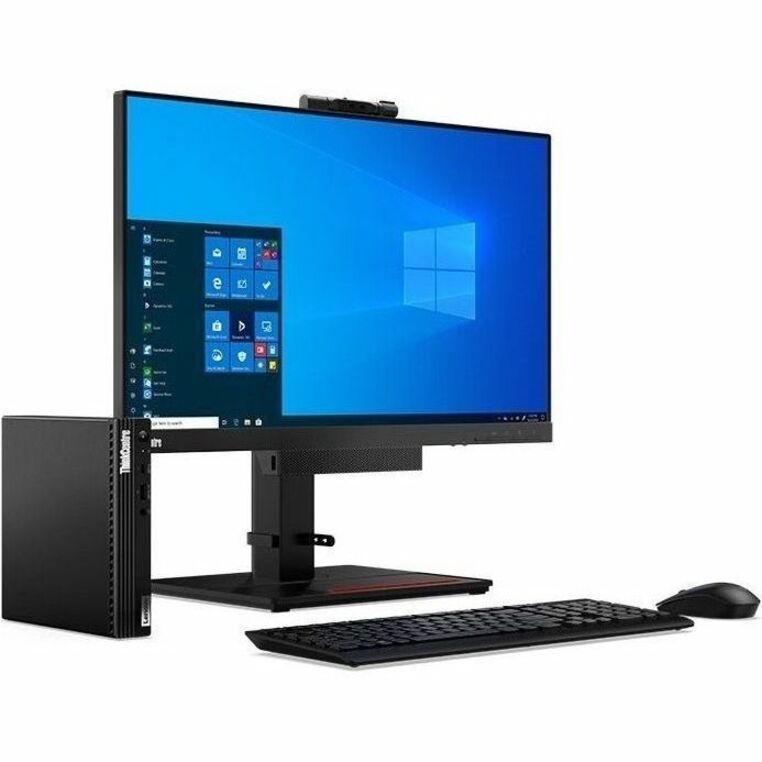 Lenovo ThinkCentre M75q Gen 2 11JN008GUX Desktop Computer - AMD Ryzen 3 PRO 5350GE - 8 GB - 256 GB SSD - Tiny - Black