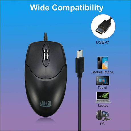 USB-C TAA OPTICAL SCROLL MOUSE
