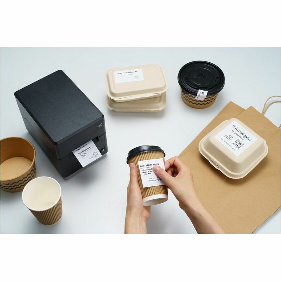 Star Micronics mC-Label3 MCL32CBI Direct Thermal Printer - Monochrome - Desktop - Label Print - Ethernet - USB - Bluetooth - Black - 3.15" Print Width - 203 dpi - For PC, Android, iOS