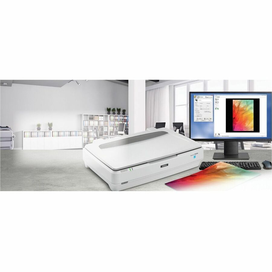 Epson Expression 13000XL Large Format Flatbed/Film Scanner - 2400 dpi Optical