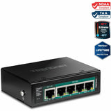 5 Port Ind Gig PoE+ Switch