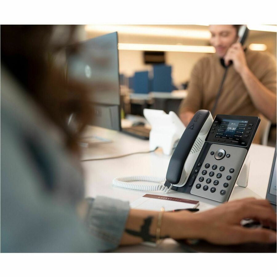 POLY EDGE E350 IP PHONE AND