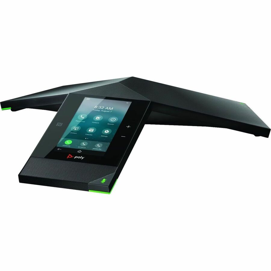 Poly Trio IP Conference Station - Corded/Cordless - Bluetooth, Wi-Fi, NFC - Black