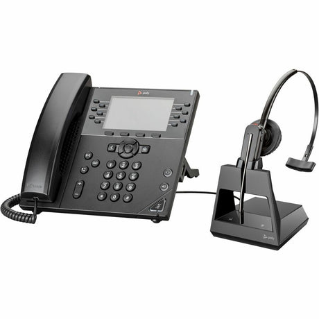 Poly VVX 450 12-Line IP Phone and PoE-enabled GSA/TAA