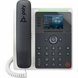 Poly Edge E220 IP Phone - Corded - Corded - Bluetooth - Desktop, Wall Mountable - Black