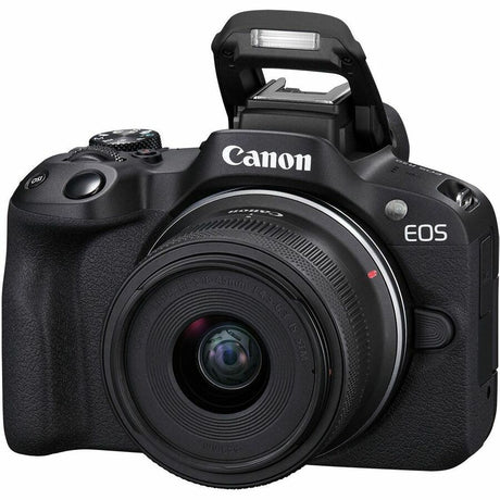 Canon EOS R50 24.2 Megapixel Mirrorless Camera with Lens - 0.71" - 1.77" - Black