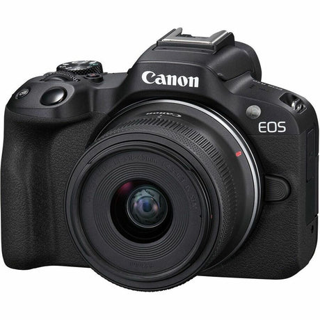 Canon EOS R50 24.2 Megapixel Mirrorless Camera with Lens - 0.71" - 1.77" - Black