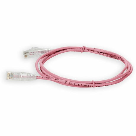 2FT PINK CAT6 SLIM UTP PVC