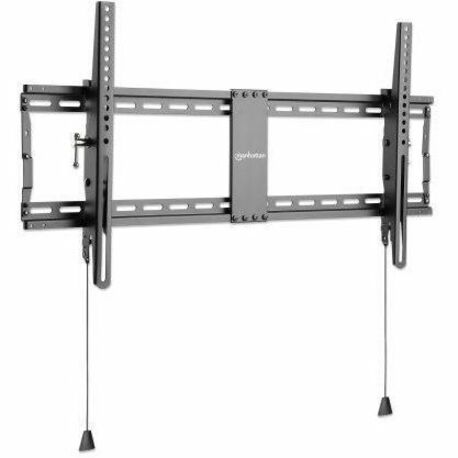 Manhattan Mounting Bracket for TV, Flat Panel Display, Curved Screen Display, LCD Display, OLED Monitor, Plasma TV, Display - Black - Horizontal