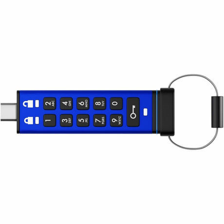 iStorage datAshur PRO+C 32GB | FIPS 140-3 Level 3 Certified | Secure USB Type-C Hardware Encrypted Drive | PIN protected | Type C-A adapter included - TAA Compliant