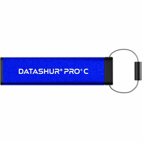 iStorage datAshur PRO+C 256GB | FIPS 140-3 Level 3 Certified | Secure USB Type-C Hardware Encrypted Drive | PIN protected | Type C-A adapter included - TAA Compliant