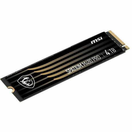 MSI SPATIUM M480 PRO 4 TB Solid State Drive - M.2 2280 Internal - PCI Express NVMe (PCI Express NVMe 4.0 x4)