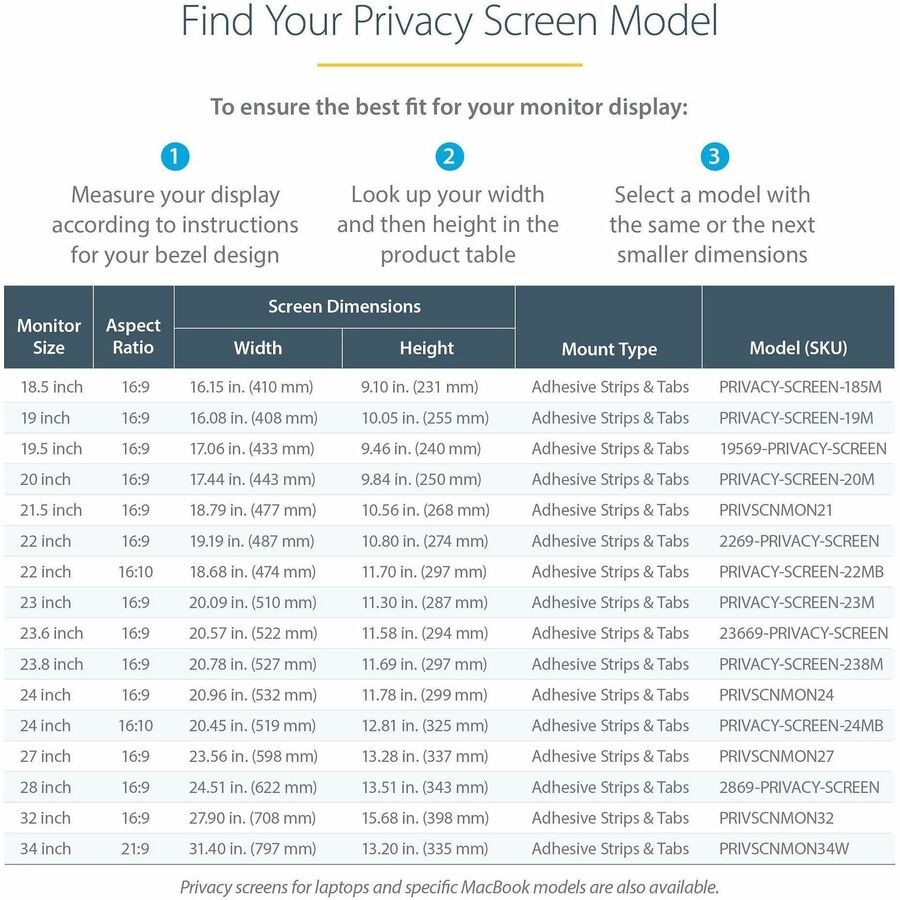 23.6IN MONITOR PRIVACY FILTER -