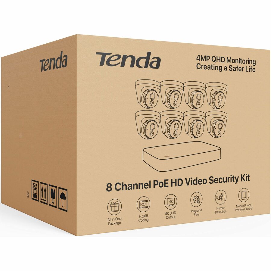 8 CHANNEL POE HD SECURITY KIT