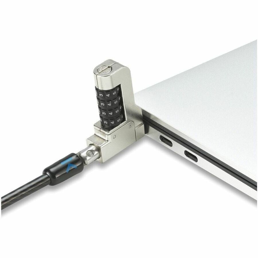 Kensington Slim N17 2.0 Combination Laptop Lock for Wedge-Shaped Slots
