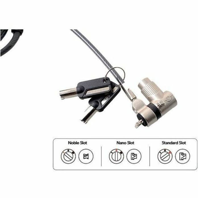 CODi Universal 3-in-1 Keyed Cable Lock