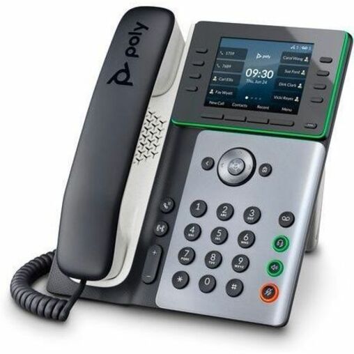 Poly Edge E320 IP Phone - Corded - Corded - Bluetooth - Desktop, Wall Mountable