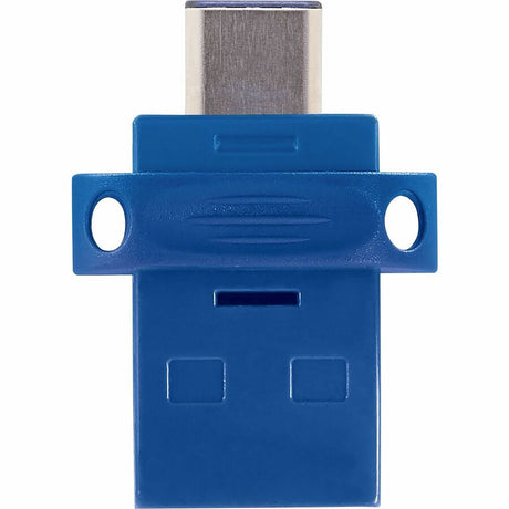 128GB Store 'n' Go Dual USB Flash Drive for USB-C Devices - Blue