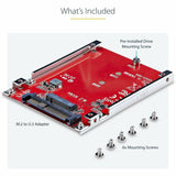 StarTech.com M.2 to U.3 Adapter, For M.2 NVMe SSDs, PCIe M.2 Drive to 2.5inch U.3 (SFF-TA-1001) Host Adapter/Converter, TAA Compliant