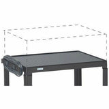 ADJ.CART W/SHELF PWR STRIP TAG