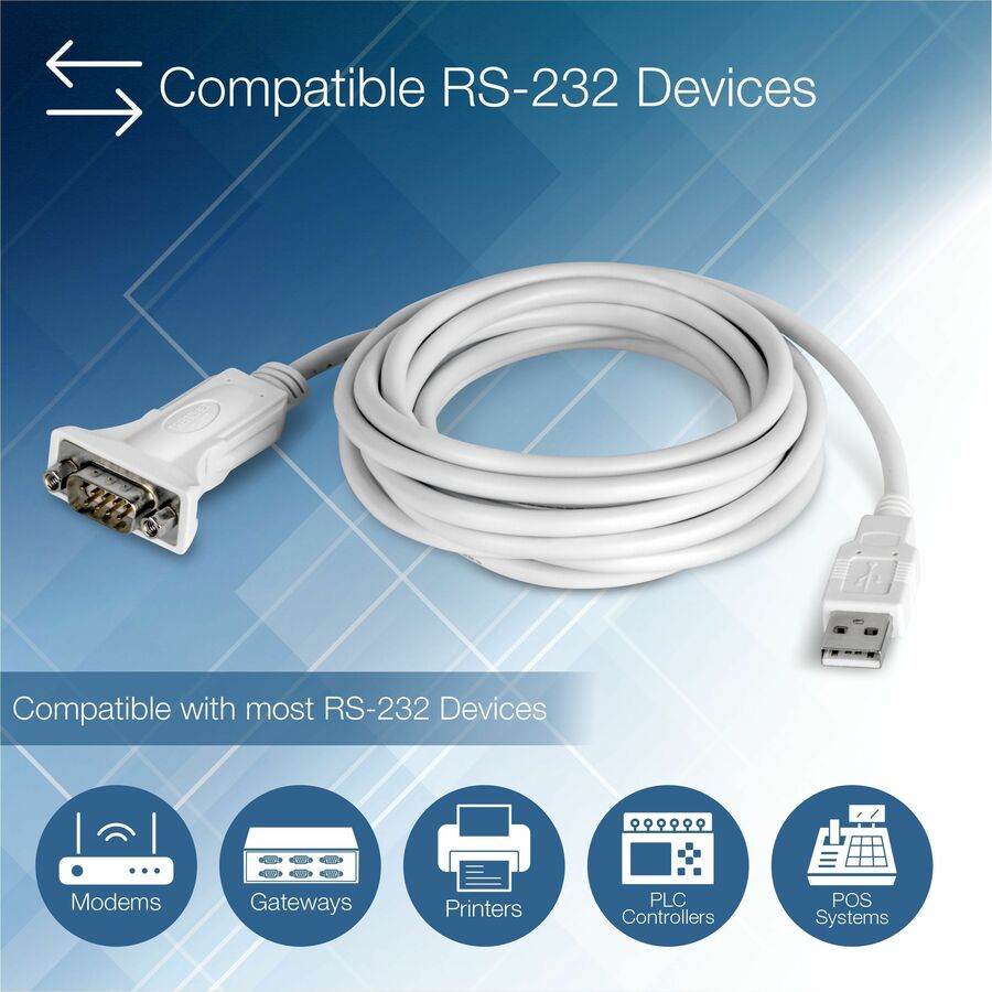 10 FT. USB TO SERIAL CONVERTER