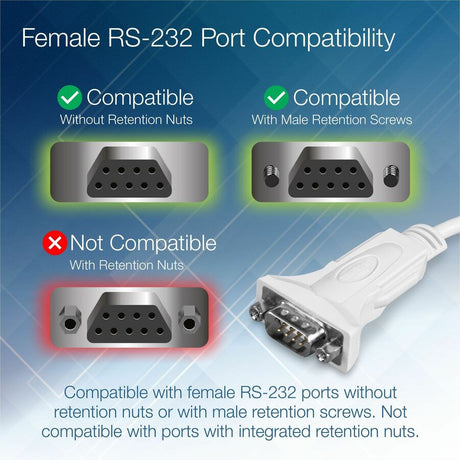 10 FT. USB TO SERIAL CONVERTER