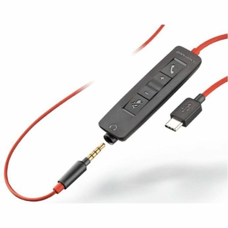 Poly Blackwire 3220 Stereo Headset +USB-C/A Adapter TAA