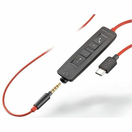 Poly Blackwire 3220 Stereo Headset +USB-C/A Adapter TAA