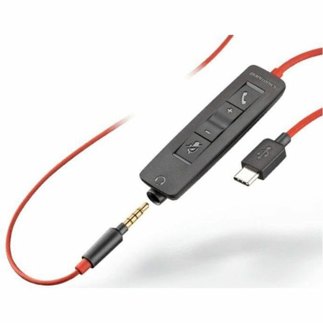 Poly Blackwire 3220 Stereo Headset +USB-C/A Adapter TAA