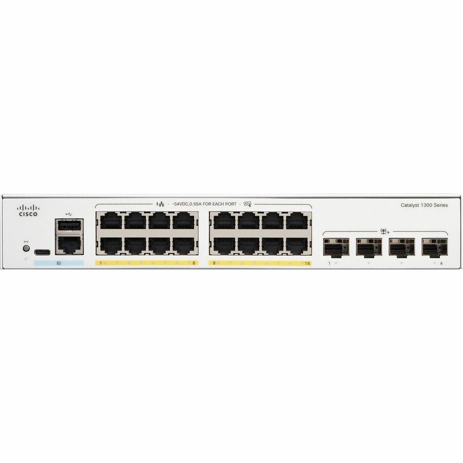 1300 16-port GE PoE 4x10G SFP+