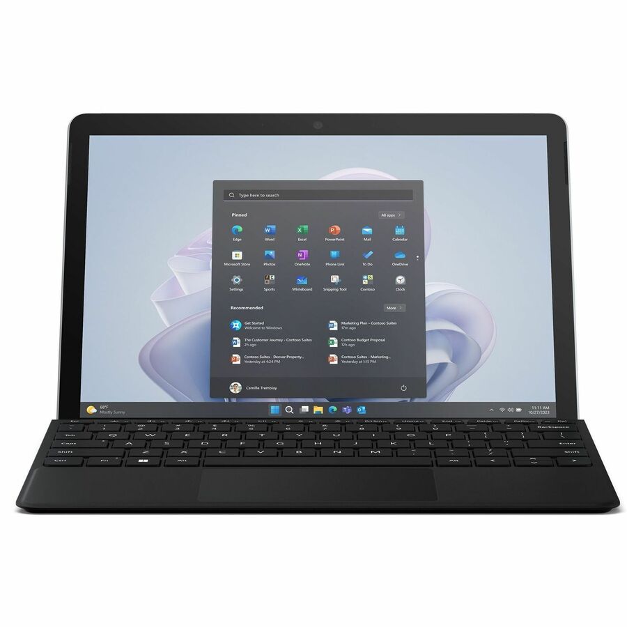 Microsoft Surface Go 4 Tablet - 10.5" - 8 GB - 256 GB Storage - Windows 11 - Platinum