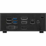 Asus ExpertCenter PN42 PN42-SYSN1410XTH-O Desktop Computer - Intel N-Series N100 - 4 GB - 128 GB SSD - Mini PC - Black