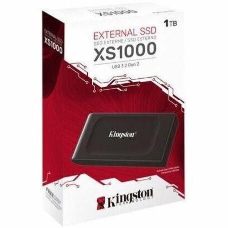 Kingston XS1000 1 TB Portable Solid State Drive - External