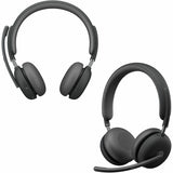Logitech Zone Wireless 2 Headset, UC, USB-C Receiver with USB-A Adapter