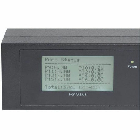 Intellinet 16-Port Gigabit Ethernet PoE+ Switch with 2 SFP Ports and LCD Screen