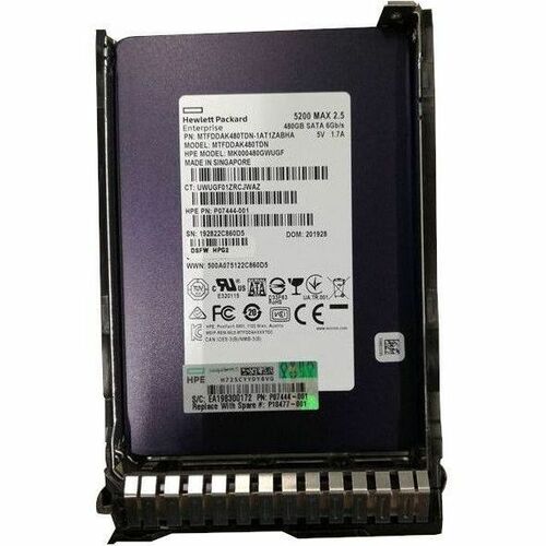 HP 480GB SATA SSD 2.5 SFF SC