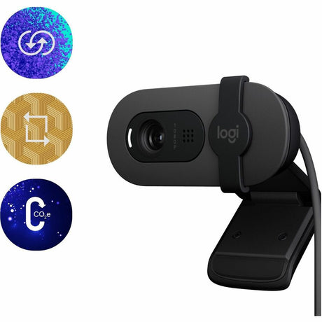 Logitech BRIO 100 Webcam - 2 Megapixel - 30 fps - Graphite - USB Type A