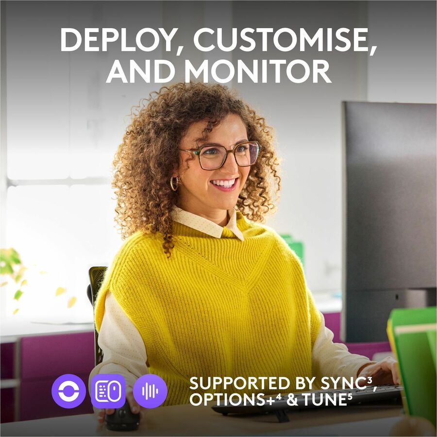 Logitech M240 for Business Silent Wireless Mouse, Secure Logi Bolt USB Receiver, Graphite