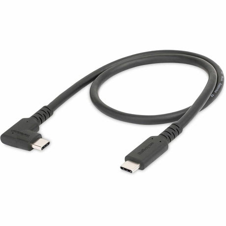 StarTech.com 1.6ft (50cm) Rugged Right Angle USB-C Cable, USB 3.2 Gen 2 (10 Gbps), USB C to C Data Transfer Cable, 100W PD, 4K 60Hz, 90 Degree USB-C Cable